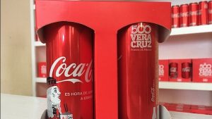 Lanza Coca Cola lata conmemorativa por los 500 años de Veracruz