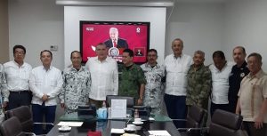 Encabeza Adán Augusto reunión de trabajo con comisionados de la Guardia Nacional