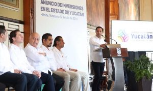 Anuncia el Gobernador Mauricio Vila Dosal nuevas y mayores inversiones para Yucatán