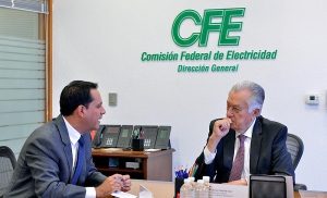 El Gobernador Mauricio Vila se reúne con el director de la CFE, Manuel Bartlett Díaz