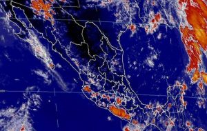 Lluvias intensas con descargas eléctricas y posible granizo se pronostican en Guerrero, Oaxaca y Chiapas