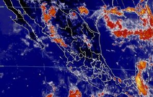 Se pronostican lluvias intensas en Chiapas y muy fuertes en Tabasco, Campeche y el sur de Veracruz