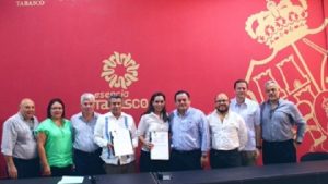 Signan convenio de colaboración Sedec y Notarios de Tabasco