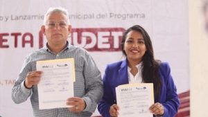 Injudet y Ayuntamiento de Macuspana, firman acuerdo por la juventud y el deporte