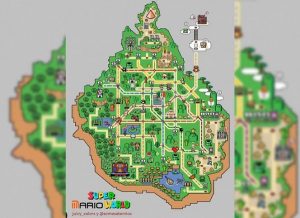 Se viraliza mapa del Metro de la CDMX inspirado en Super Mario World