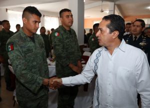 Coordinados con las fuerzas armadas, juntos avanzamos en recuperar la paz y tranquilidad de la gente: Carlos Joaquín