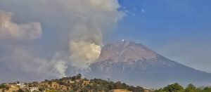 Se incendia el Pico de Orizaba en la parte de Puebla