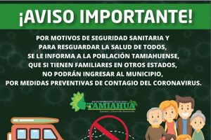 Niegan el ingreso a vehículos de otros estados en Tamiahua, Veracruz por coronavirus