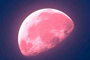 Próximo martes se podrá ver la ‘superluna rosa’