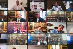 Gobernador de Tabasco sostiene reunión virtual con INSABI, Segob y Salud por Covid-19