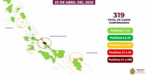 Aumentan a 25 los muertos por coronavirus en Veracruz; hay 319 casos confirmados