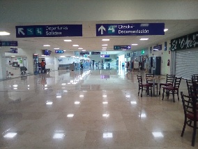 Aeropuerto de Villahermosa registra mínima afluencia por Covid1919