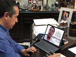 El gobernador Carlos Joaquín sostuvo reuniones virtuales con empresarios del CCE de Cozumel, del Caribe y de la Riviera Maya