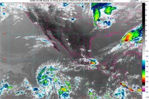 Se pronostican lluvias fuertes, descargas eléctricas y granizo en Hidalgo, Puebla, Tlaxcala y Veracruz