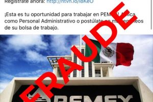 Pemex alerta de fraude sobre supuestas ofertas laborales
