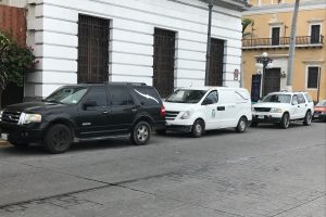 Desfile de carrozas en Registro Civil del puerto de Veracruz en tiempos de COVID-19
