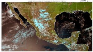 Continuarán las lluvias fuertes en Chiapas y Durango, chubascos en Campeche, Yucatán, Quintana Roo y Veracruz