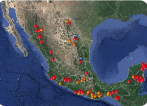 Combaten 73 incendios forestales activos en 16 estados del país: Conafor