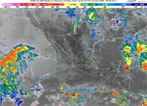 Lluvias intensas, fuertes rachas de viento y probables tornados se prevén para zonas de Coahuila, Nuevo León, Tamaulipas y Veracruz