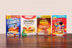 Kellogg lanza edición especial de sus empaques de cereal con mensajes de aliento para sus consumidores