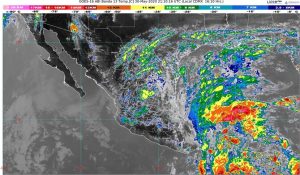 Se prevén lluvias torrenciales, descargas eléctricas y granizadas en Chiapas, Oaxaca y Veracruz