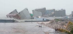 Daños en plataformas y puerto cerrado por tormenta tropical ‘Cristóbal’ en Ciudad del Carmen, Campeche