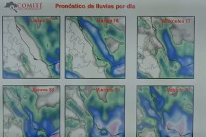 Pronostican lluvias para la próxima semana en el estado de Veracruz
