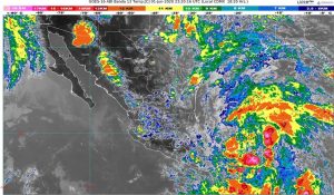Se prevén lluvias torrenciales en Campeche, Chiapas, Quintana Roo, Tabasco, Veracruz y Yucatán