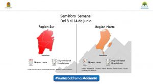 Inicia reapertura de Quintana Roo asignan a la Zona Norte color naranja y la Zona Sur seguirá en rojo