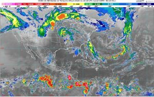 Se prevén lluvias fuertes en Chiapas, Guerrero, Jalisco, Michoacán, Morelos, Oaxaca y Puebla