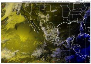Lluvias torrenciales, vientos fuertes y posibles granizadas se prevén para esta noche en San Luis Potosí, Tamaulipas y Veracruz