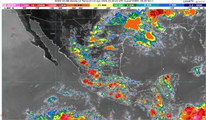 Lluvias intensas se prevén en Guerrero y Michoacán, fuertes en Colima y Jalisco, para las próximas horas