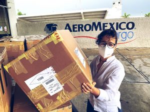 Llega a Yucatán más de una tonelada de donativos por parte de habitantes de la Ciudad de México