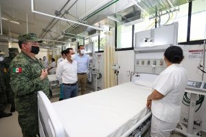 Nueva Unidad Operativa de Terapia Intensiva para pacientes con Coronavirus en la X Región Militar en Yucatán