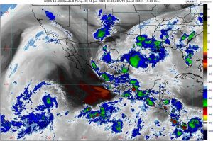 Se pronostican, para esta noche, lluvias intensas en Chiapas, Guerrero, Michoacán, Oaxaca, Puebla y Veracruz
