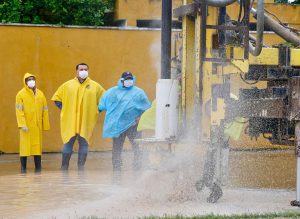 Construyen de manera emergente 190 pozos profundos para evitar mayores encharcamientos en Mérida