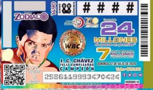 Regresa la Lotería Nacional con sorteo en honor a Julio César Chávez