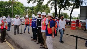 Surpervisa el gobernador Adán Augusto López trabajos del paso vehicular de Universidad-Ruiz Cortines