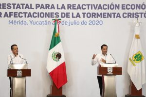 Yucatán y Quintana Roo suman esfuerzos para salir adelante ante las afectaciones por las tormentas