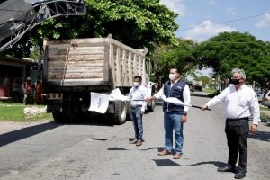 Avanza el mejoramiento de calles de la ciudad de Mérida