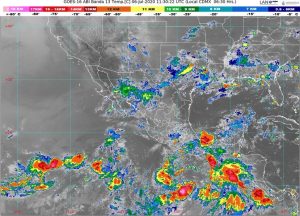 Se pronostican lluvias intensas en Chiapas, Oaxaca, Puebla y Veracruz