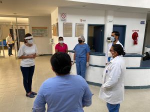 Recorre Soraya Pérez el C-16 del Plan Chontalpa y centros hospitalarios de Cárdenas