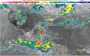 Se pronostican lluvias torrenciales en regiones de Guerrero, Michoacán, Oaxaca, Puebla y Veracruz