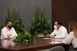 El gobernador Mauricio Vila y Santiago Nieto fortalecen cooperación para el combate de actividades delictivas en Yucatán