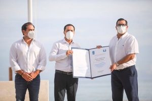 Recibe certificación internacional la playa de Progreso, Yucatán