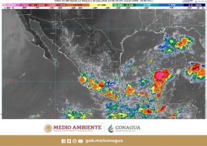 Esta noche, se pronostican lluvias intensas para Chiapas, Guerrero y Oaxaca