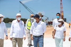 Supervisan los trabajos de modernización del Puerto de Abrigo en Yucatán
