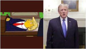 ¿Los Simpson predijeron que Donald Trump tendría COVID-19?