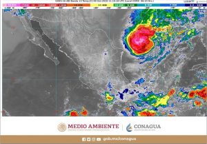 Se pronostican lluvias muy fuertes para Campeche, Chiapas, Oaxaca y Tabasco