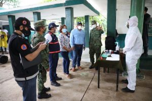 El Gobierno del Estado otorga atención y apoyo a la población de Tizimín que resultó afectada por el paso de la tormenta tropical «Gamma»